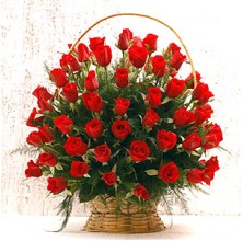 Red Perfection - 36 Stems Basket